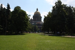 Foto: Saint Isaac Cathedral in de zon